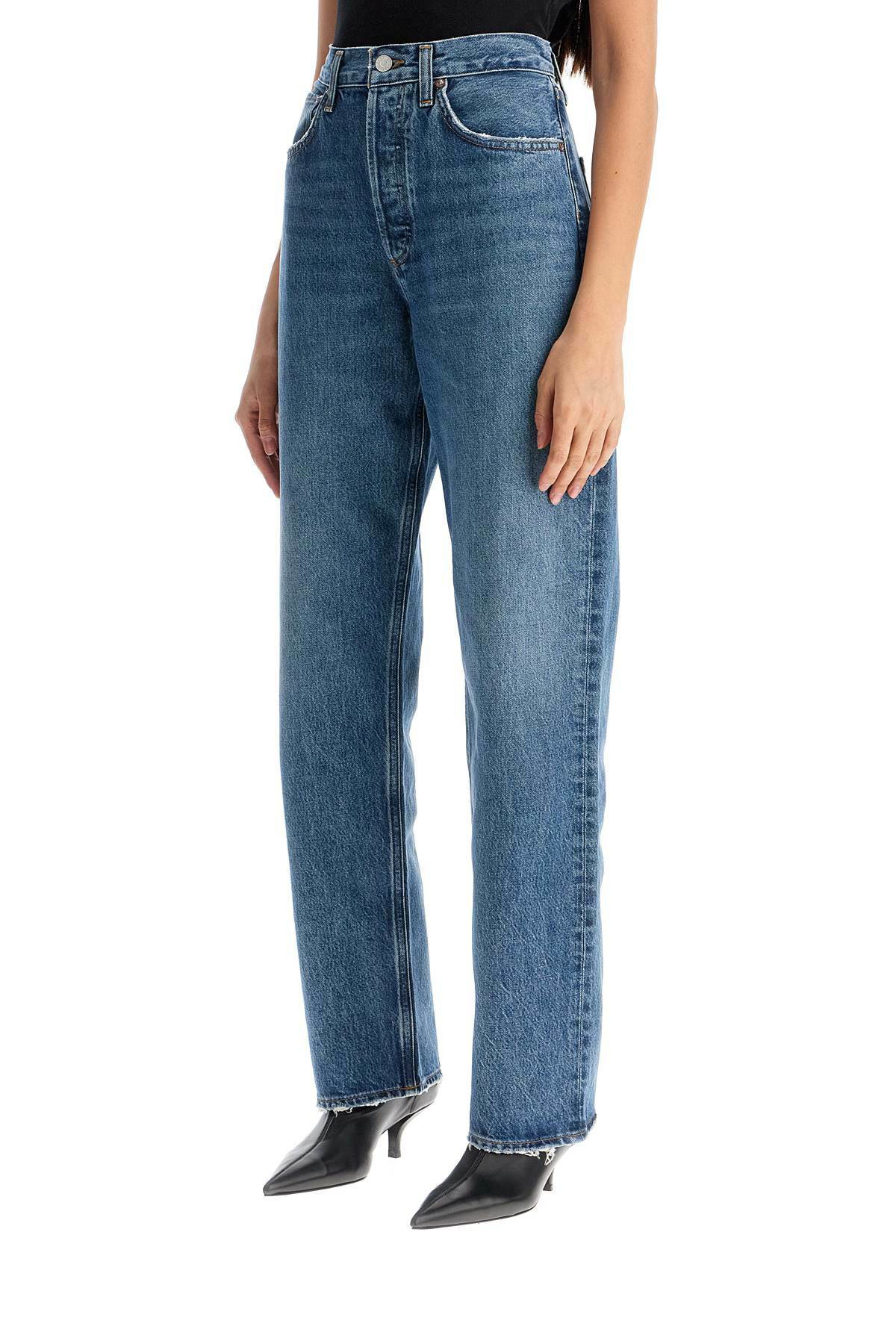 AGOLDE relaxed straight fit kelly jeans Blue AGOLDE