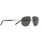 Montblanc - Aviator-Style Silver-Tone Sunglasses - Silver