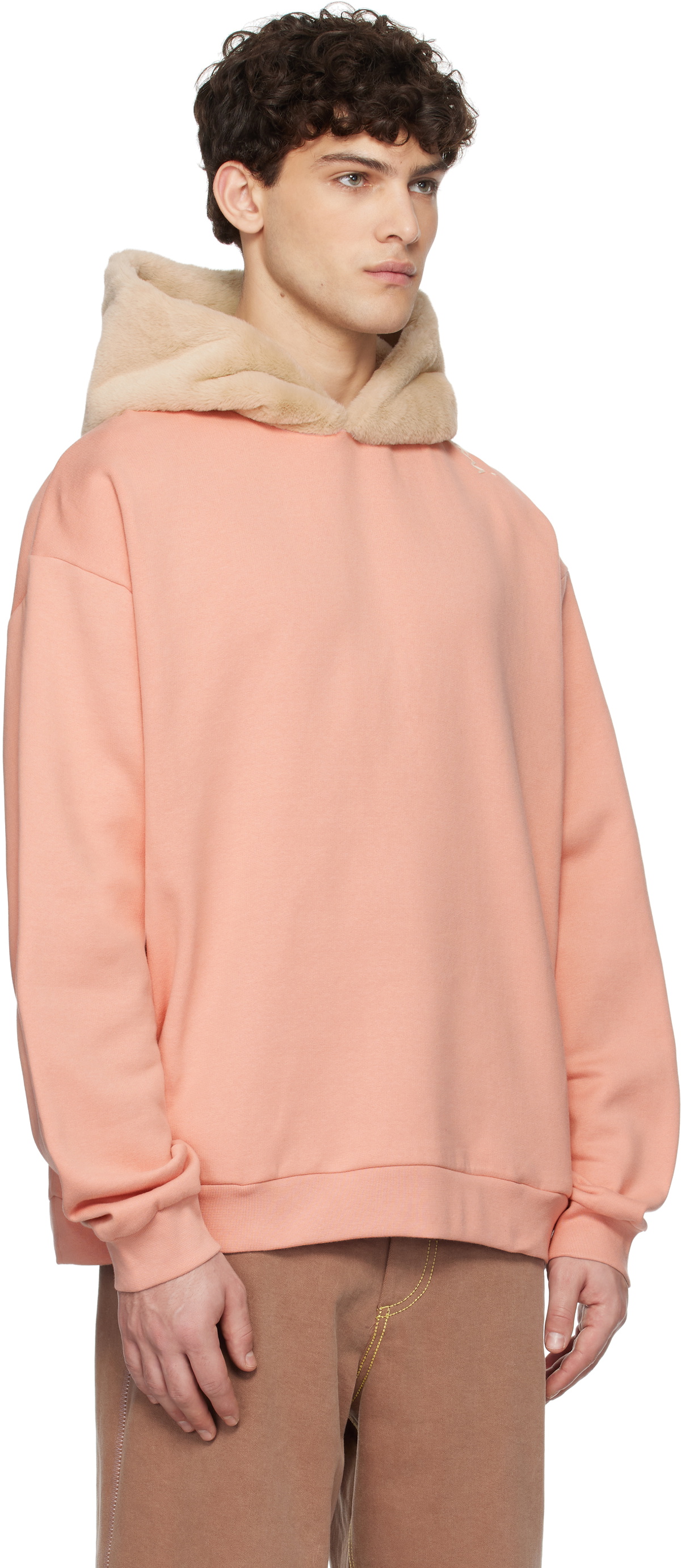 Marni Pink Brushed Organic Cotton Hoodie