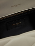 SAINT LAURENT - Puffer Leather Sade Clutch