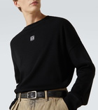 Loewe Anagram ribbed-knit cotton T-shirt