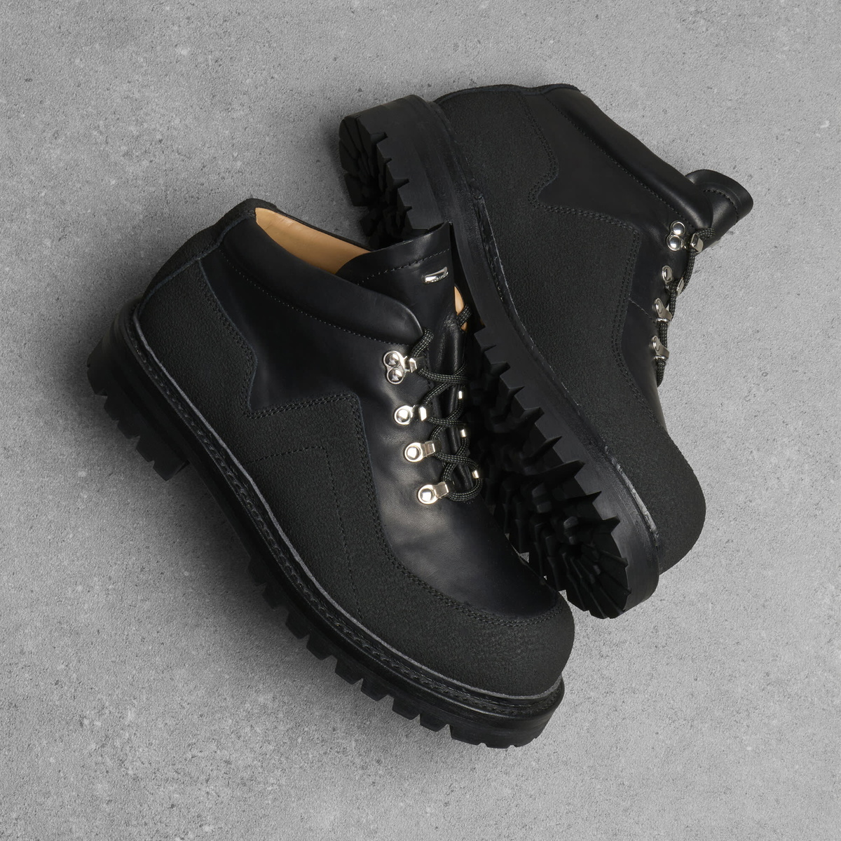 Our Legacy Men's Tensile Cattle Hide Quest Boot in Black