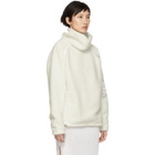 Kanghyuk Off-White Faux-Fur Turtleneck Sweater