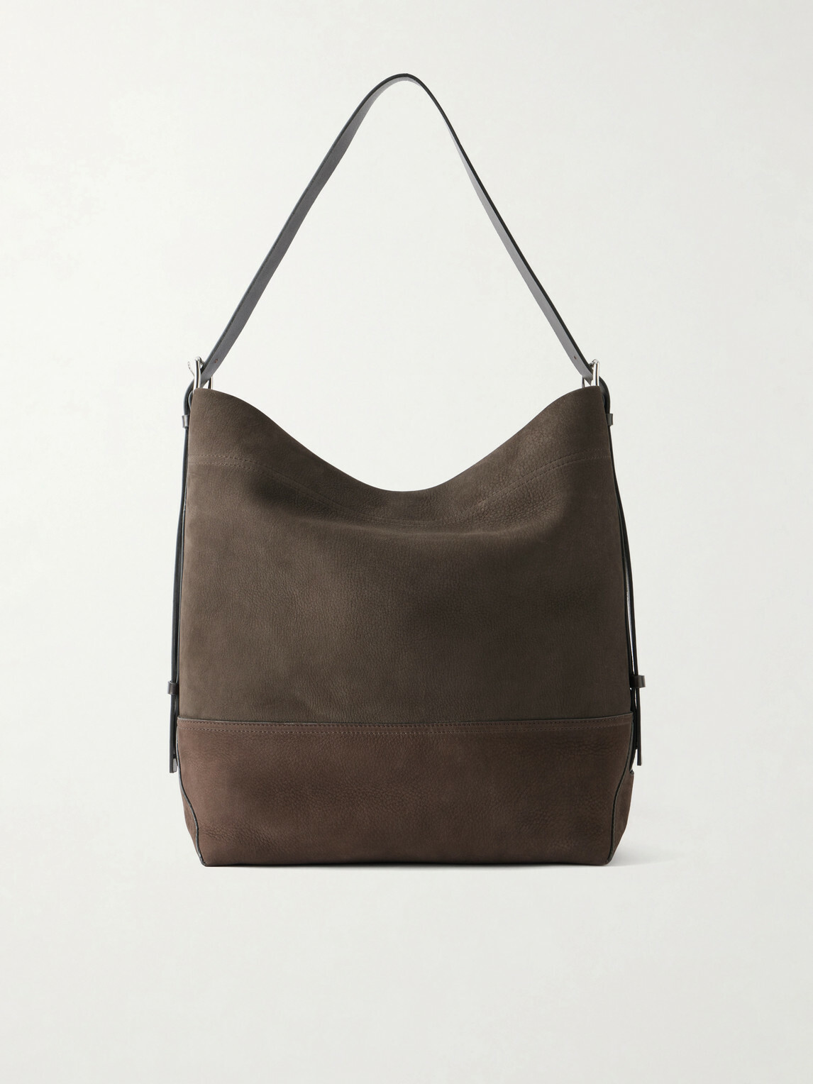 LEMAIRE - Belted Nubuck Leather Tote Bag