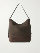 LEMAIRE - Belted Nubuck Leather Tote Bag