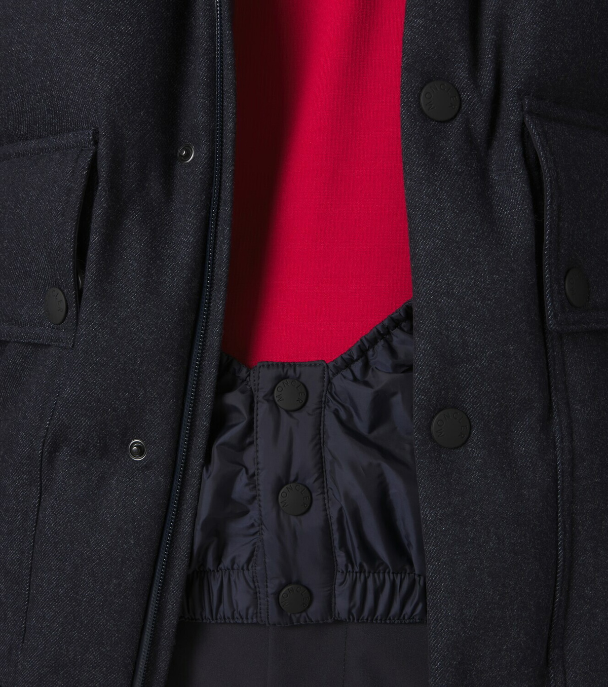 Moncler Grenoble Servance virgin wool down ski jacket