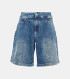AG Jeans High-rise denim shorts