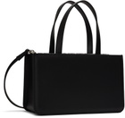 Puppets and Puppets Black Small Rose Bag