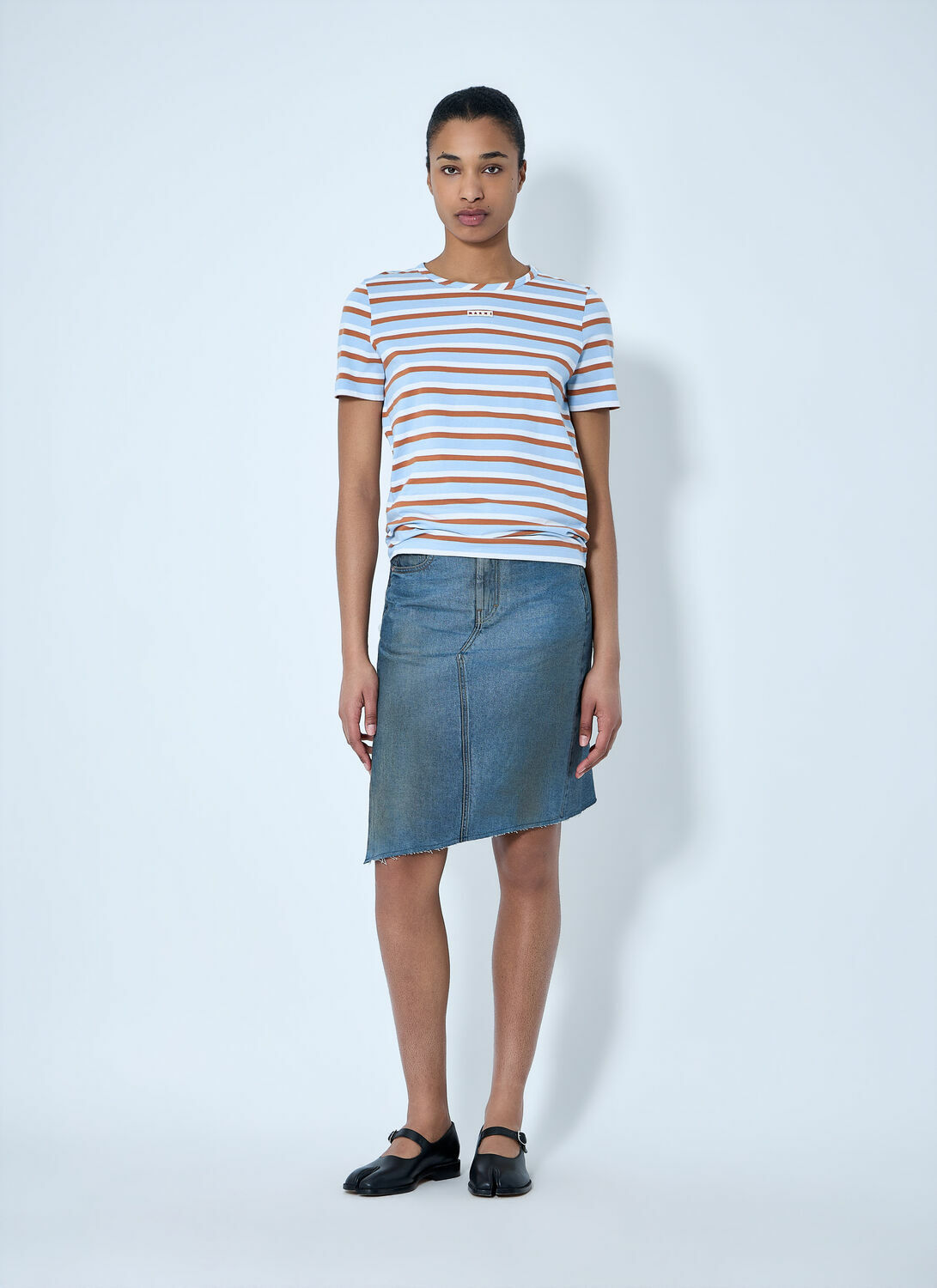 Marni Striped Cotton Jersey T-Shirt