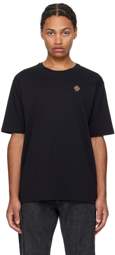Photo: Bally Black Adrien Brody Edition Embroidered-Logo T-Shirt
