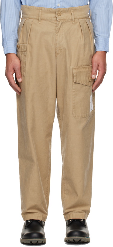 Photo: Neighborhood Beige Two Tuck Cargo Pants