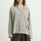 Story mfg. Women's Greeting Shirt in Interrupted Beads