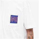 MARKET Men's World Famous Bootleg Club Pocket T-Shirt in White