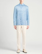 Versace Mens Shirt in Sky blue