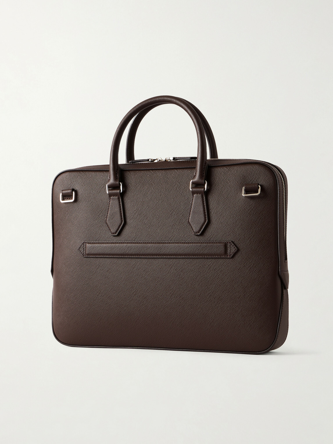Montblanc - Logo-Appliquéd Textured-Leather Briefcase