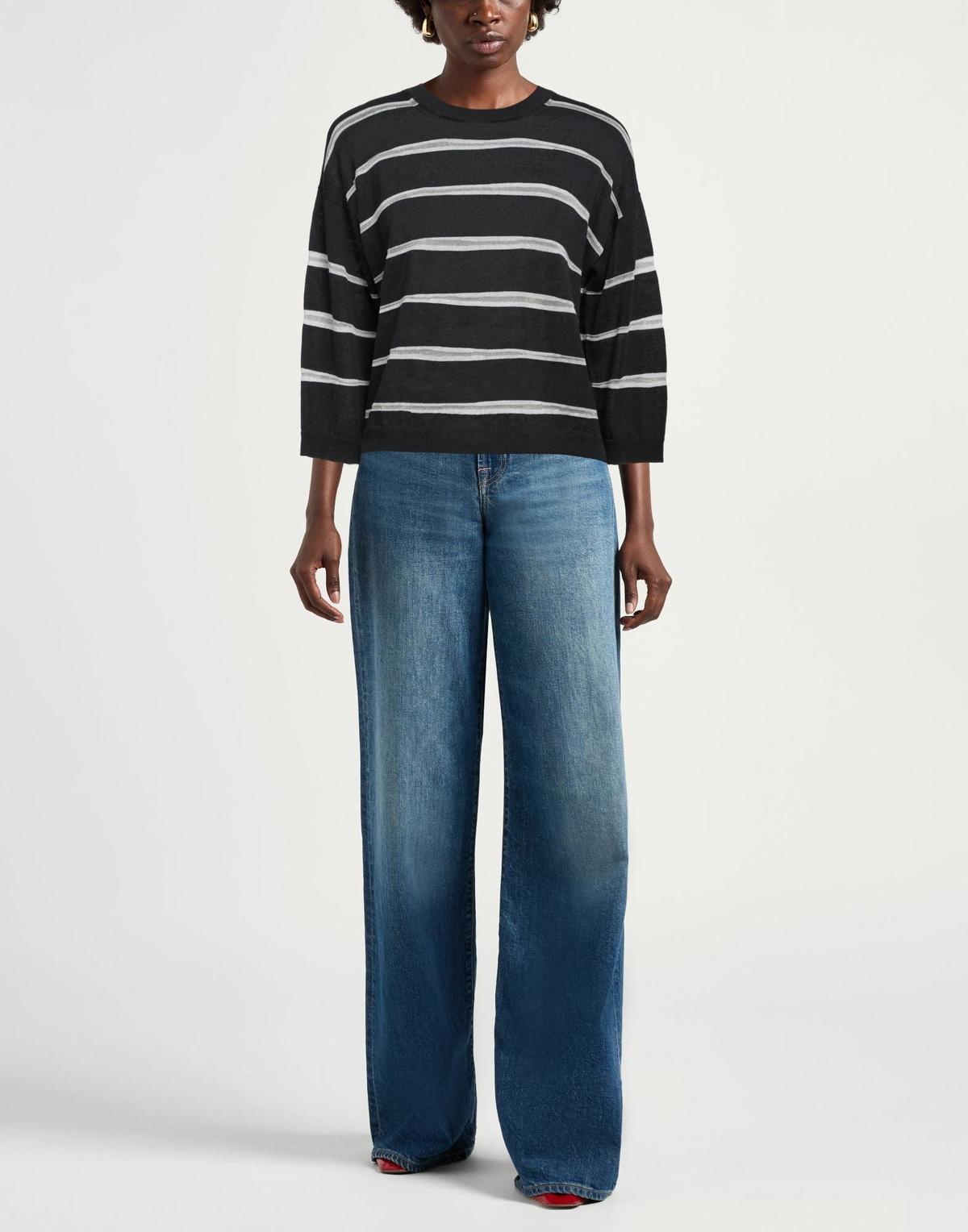 Peserico Womens Sweater in Navy