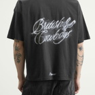 Represent Men's British Cowboys T-Shirt in Stained Black