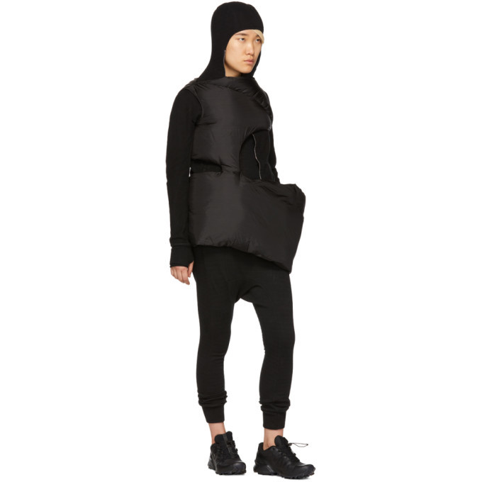 Boris Bidjan Saberi Black Rib Crewneck Long Sleeve T-Shirt