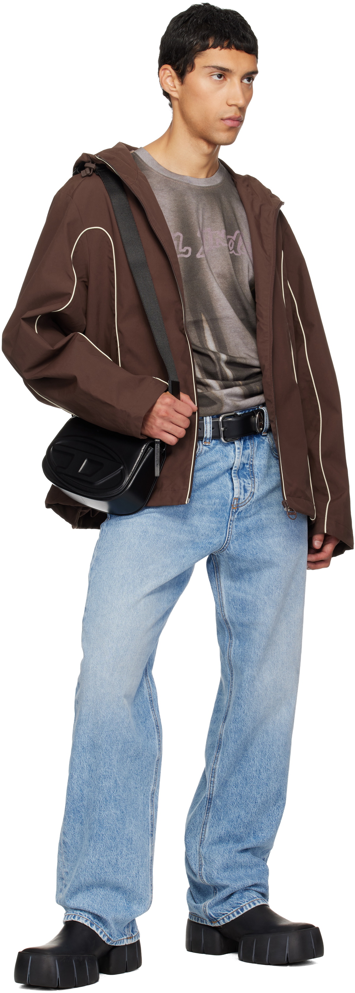 Diesel Black B-1dr Oval D Loop Belt Diesel