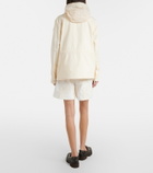 Moncler Embroidered cotton shorts