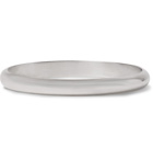 Le Gramme - Le 2 Brushed 18-Karat White Gold Ring - Men - Silver