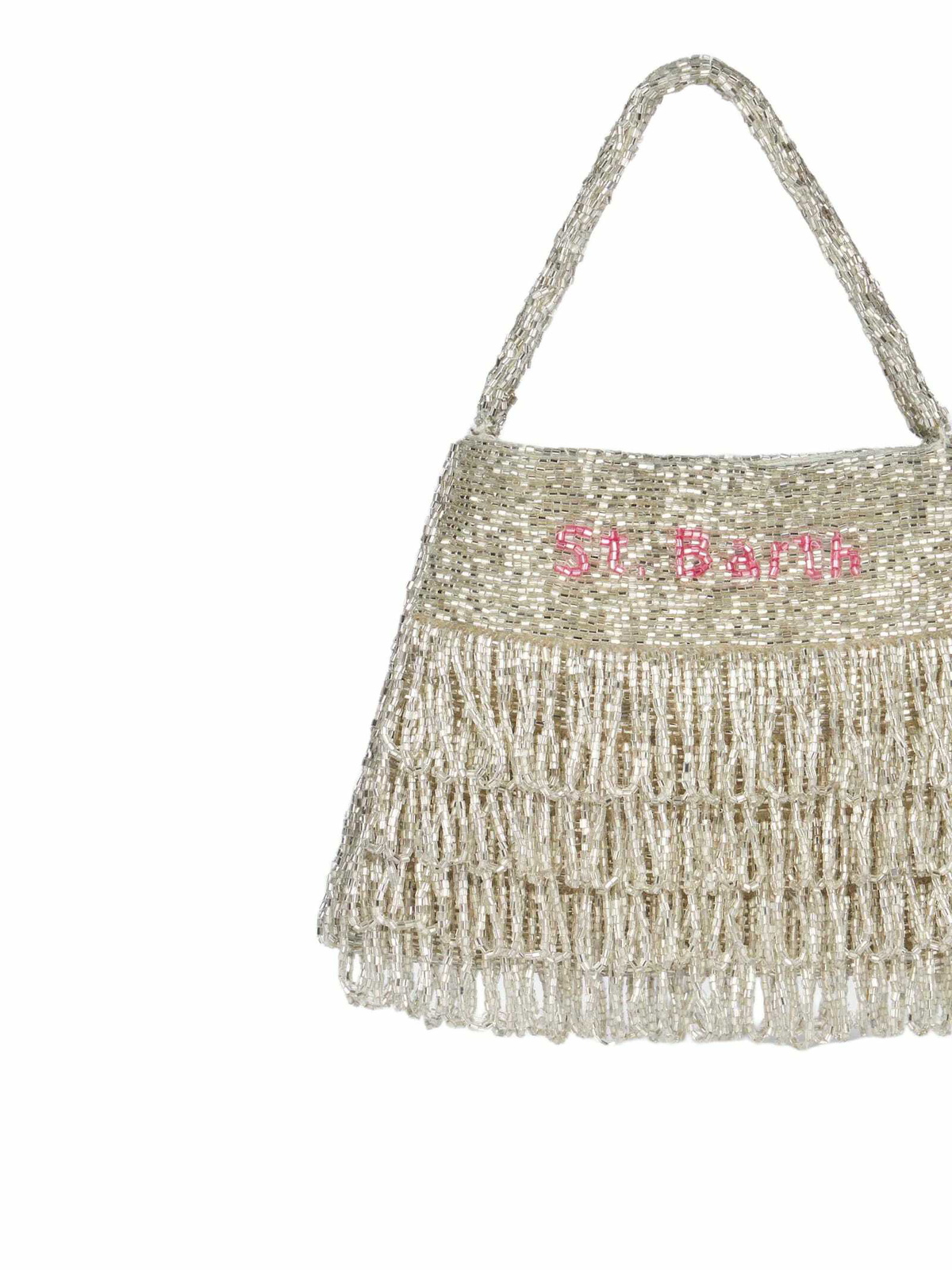 MC2 Saint Barth Shiny Silver Mini Bag Pearl
