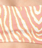 Heidi Klein Cape Town zebra-print bikini top