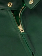 Golden Bear - Baracuda Leather Bomber Jacket - Green