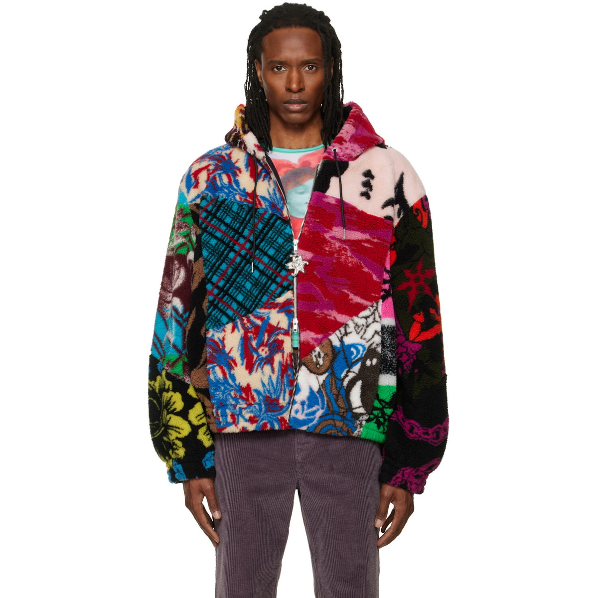 Chopova Lowena Blue & Black Bunny Jacket Chopova Lowena