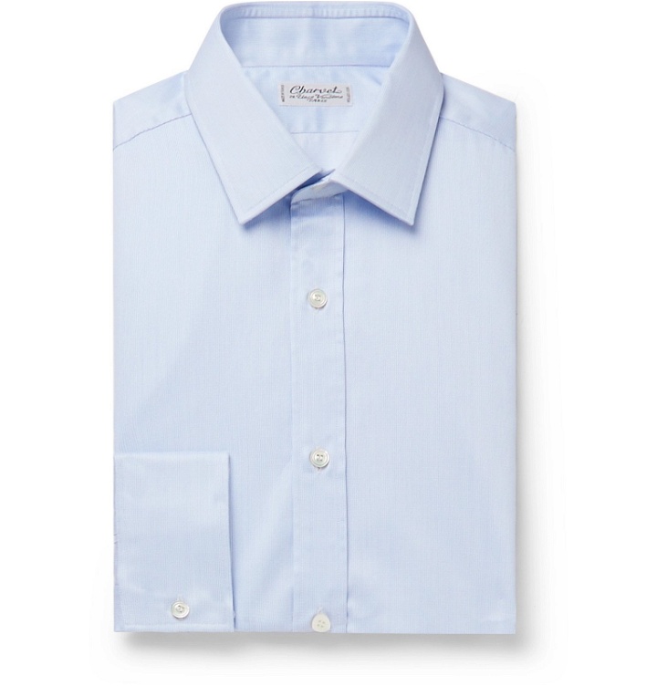 Photo: Charvet - Light-Blue Cotton Shirt - Blue