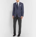 Canali - Charcoal Slim-Fit Mélange Super 120s Brushed-Wool Suit Trousers - Charcoal