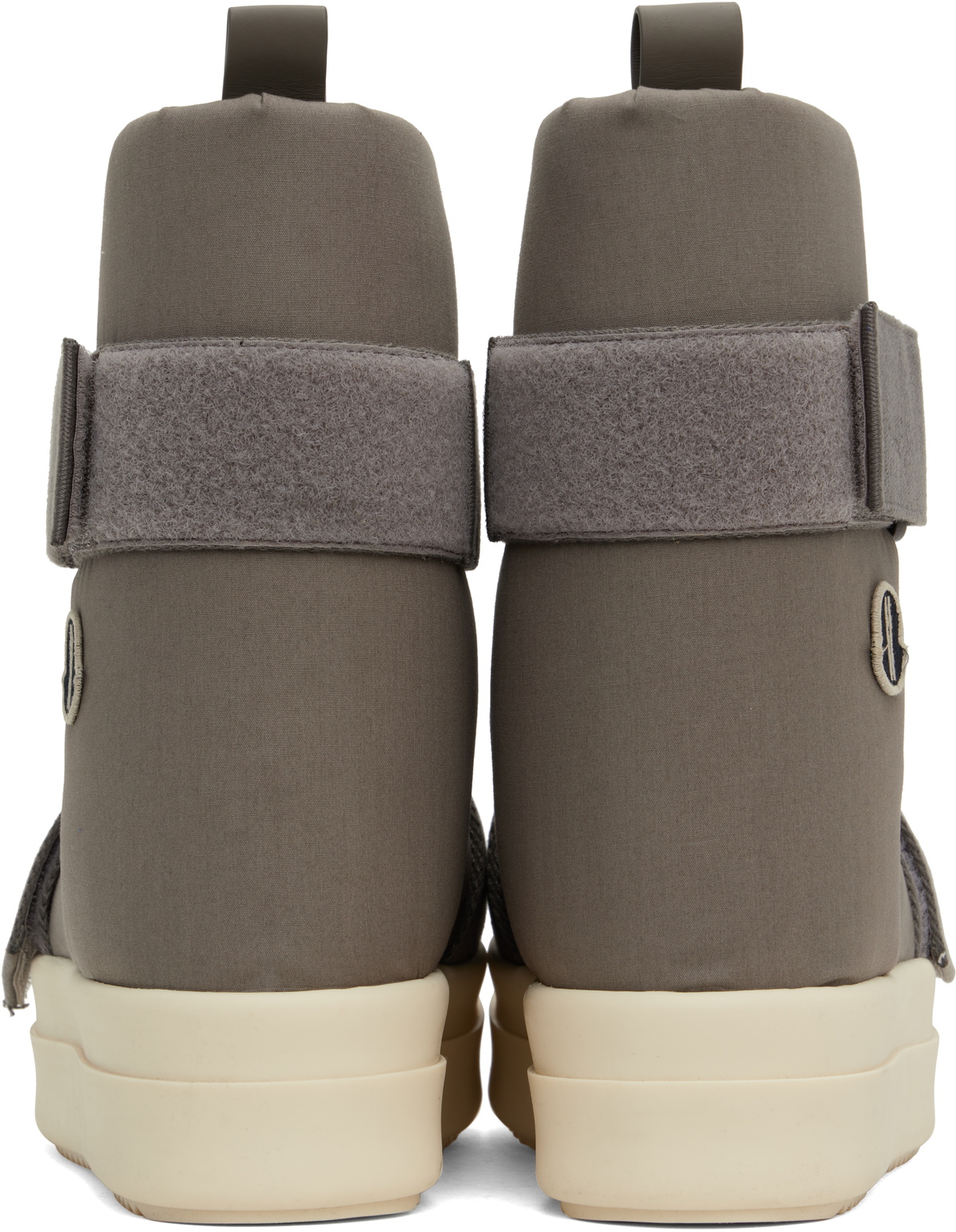 Rick Owens Moncler + Rick Owens Gray Low Splint Boots Rick Owens Rick Owens Moncler + Rick Owens Gray Low Splint Boots Rick Owens
