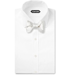 TOM FORD - Pre-Tied Silk-Satin Bow Tie - Men - White