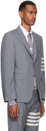 Thom Browne Gray 4-Bar Blazer