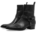 Saint Laurent Studded Leather Wyatt Boot