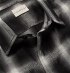 SIMON MILLER - Checked Wool-Blend Shirt - Men - Black