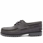 Timberland Men's 3-Eye Classic Lug Shoe in Dark Grey Nubuck