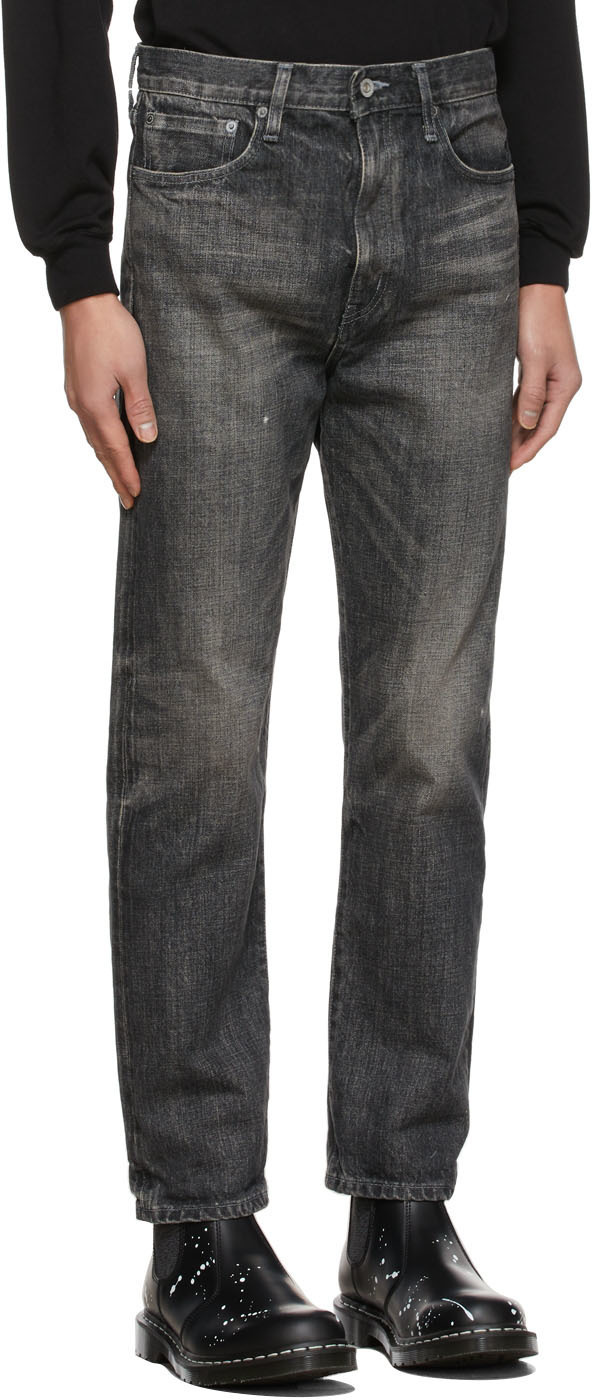 パンツ NEIGHBORHOOD DEEP MID STRAIGHT Neighborhood Grey Deep Mid Jeans Neighborhood