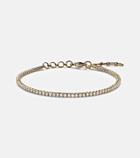 Stone and Strand 14kt gold bracelet with diamonds