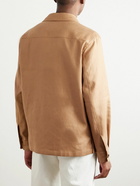 Zegna - Linen-Canvas Overshirt - Neutrals