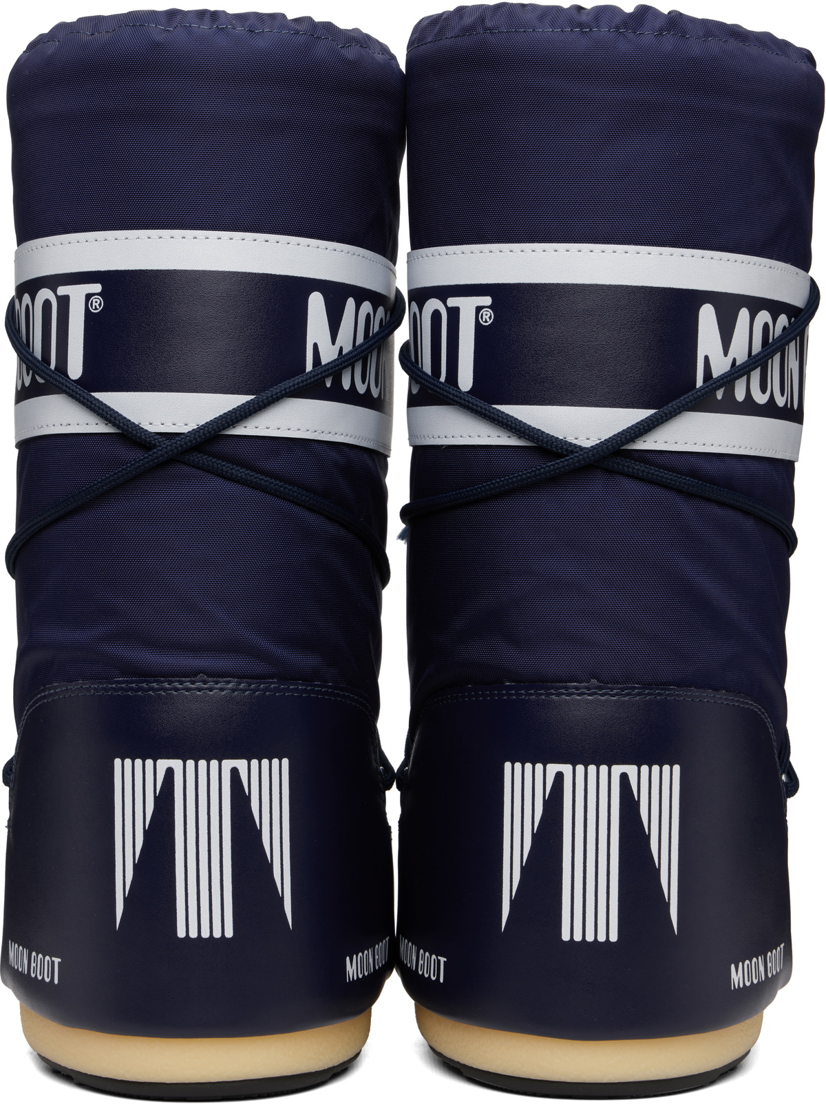 Moon Boot Navy Icon Nylon Boots