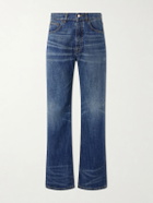 Jeanerica - Vega Straight-Leg Mid-Rise Cotton-Blend Jeans - Blue