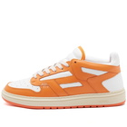 Represent Men's Reptor Low Sneakers in Neon Orange/Vintage White