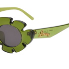 Loewe Eyewear Paula's Ibiza Flower Sunglasses in Green 
