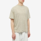 YMC Men's Triple T-Shirt in Ecru-Brown