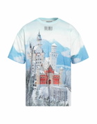Vtmnts Mens T-shirt Sky in Blue