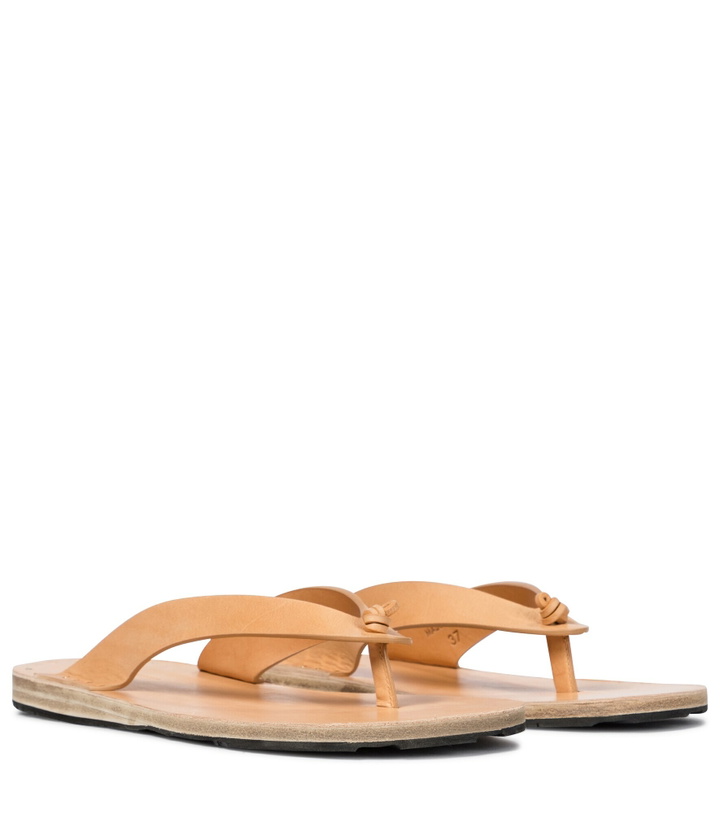 Photo: Jil Sander - Leather thong sandals