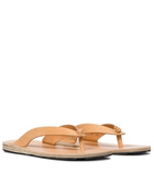 Jil Sander - Leather thong sandals
