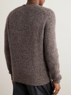 Altea - Slim-Fit Alpaca-Blend Sweater - Brown