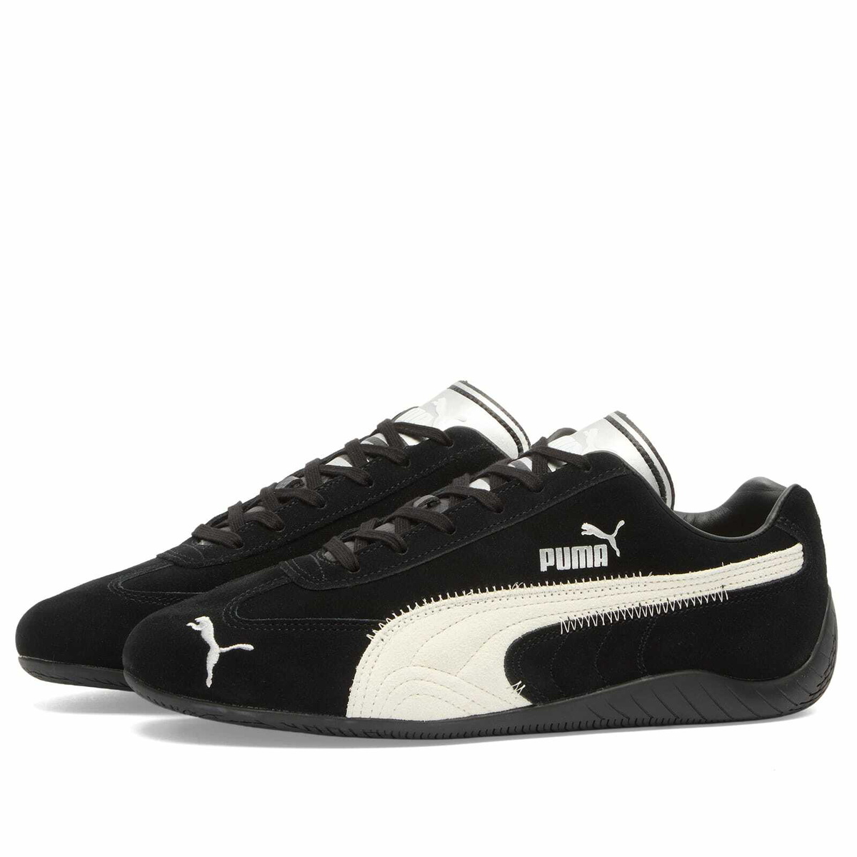 END. x Puma Speedcat Sneaker in Puma Black/Warm White